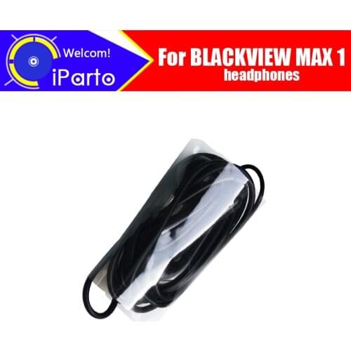 100% Original New For Blackview MAX 1 Phone Headphone cable Wired Headphones with LOGO