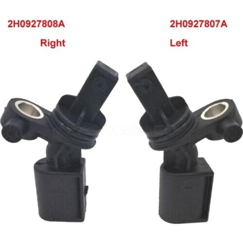 2pcs ABS Wheel Speed Sensor Rear Left&Right 2H0927807A 2H0927808A For Audi VW Volkswagen Amarok Pickup