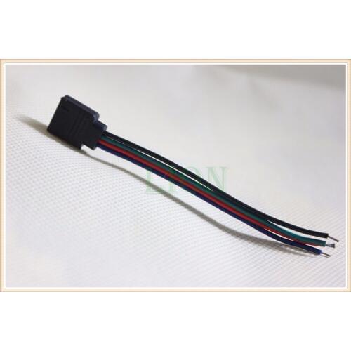4pin Male connector cable For RGB smd led strip light easy install No Need Soldering
