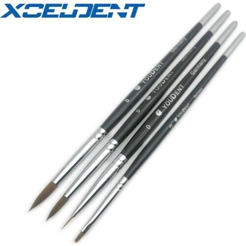 4pcs Dental Porcelain Brush Pen Dental Technician Tools Lab Supplies Detist Tools