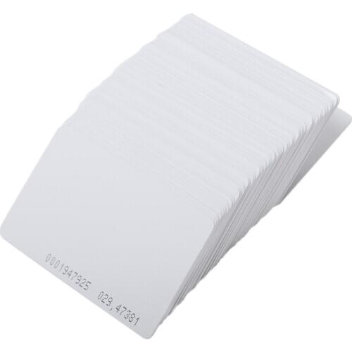 50 pieces ligent Proximity EM4100 125kHz RFID Proximity Card Entry Empty ID Access
