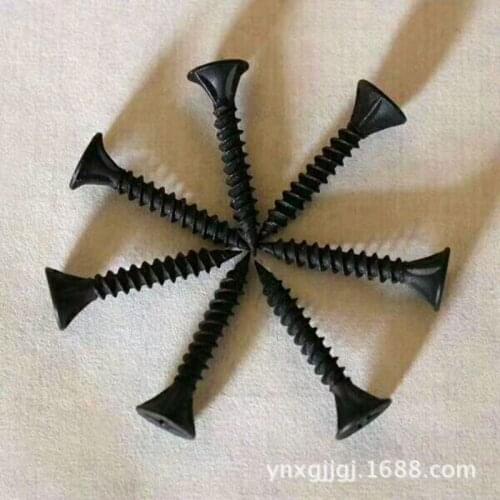 50Pcs M3.5 Phillips Flat Head Cross Recessed Thread Drywall Screws Ash Phosphorus Countersunk Self-Tapping Screw Bolt Stainless