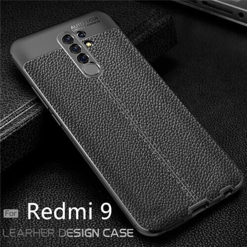 For Xiaomi Redmi 9 Case For Redmi 9 Capas Shells Bumper TPU Leather For Fundas Redmi 9 A Note 8 T Pro 9 S Mi 10 Note Lite Cover