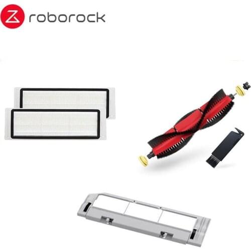 HEPA Filter-Main Brush-Side Brush-Brush Cover for Xiaomi Robot Vacuum Cleaner Roborock S5MAX S50 S51 S55 S6MAXV Accessories
