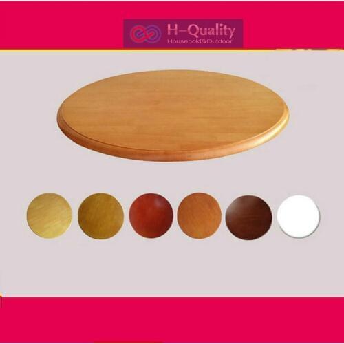 HQ WL 800MM/32INCH Dia Solid Oak Wood Quiet Smooth Lazy Susan Rotating Tray Dining Table Household Furniture With 6 Colors