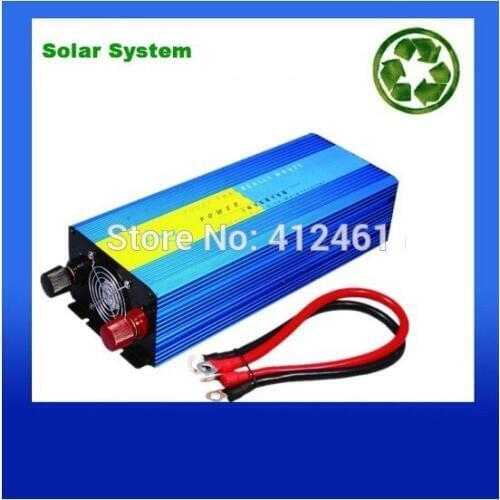1200W puhdas sini invertteri 1200W Power Inverter Pure Sine Wave DC 12V to AC 220V Peak Power 2400W Car Converter