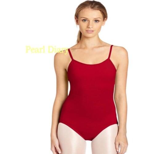 Camisole Leotard Spandex Bodysuit girls Ballet Gymnastics Leotard tights