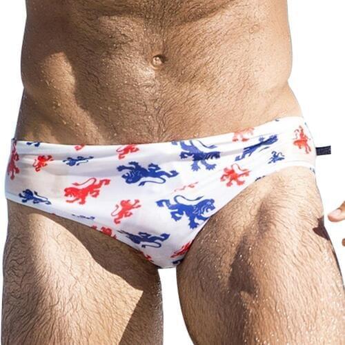 New Swimwear Men Swimsuit Quick Dry Swimwear Swimming Pants For Men Beach Shorts Surf Board Shorts Animal print swim trunks