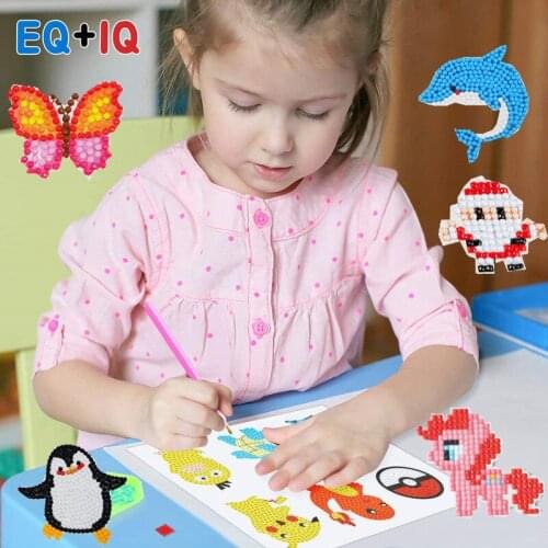 Diamond Painting sets Kids handicrafts DIY toys for children Creatively Crystal Rhinestone Sticker Kids Education Toy girl gift