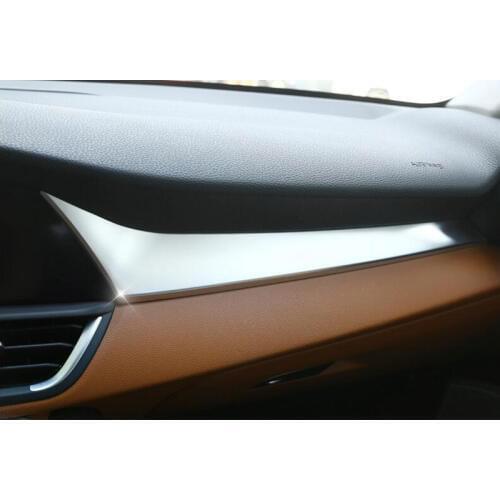 New For Alfa Romeo Giulia 2017 ABS Chrome Center Console Decoration Cover Trim