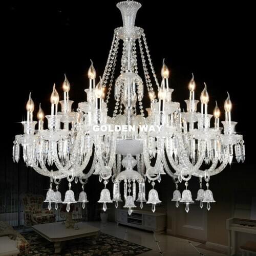 Newly Crystal Chandelier Living Room lustres de cristal Decoration Clear De Pendants and Chandeliers Home Lighting Indoor Lights