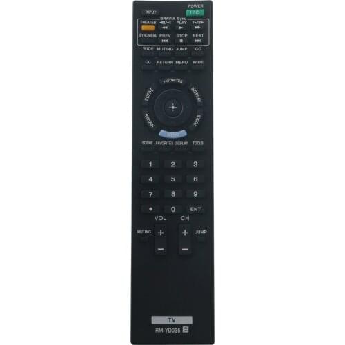 New RM-YD035 RMYD035 Replaced Remote Control fit for Sony DL32EX500 KDL55HX729 KDL40EX723