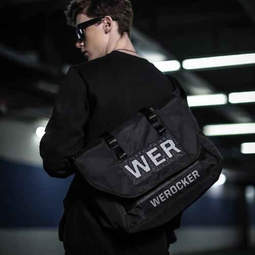 Fixed Gear Messenger Bag for Boy Street Fashion Shoulder Bag Boys Korean Messenger Bags Men Riding Bolso Patineta Bicicleta