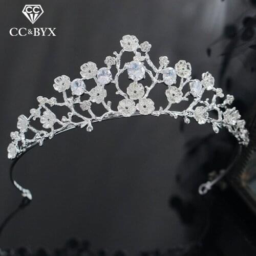 CC engagement jewelry tiaras and crowns luxury hairbands exquisite fine wedding hair accessories for bride pageant beach xy390