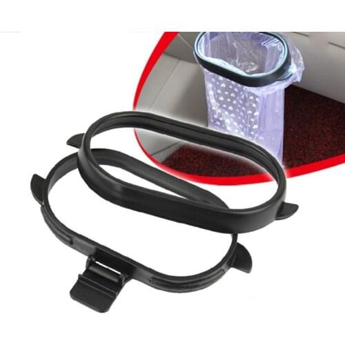 Older Universal Car Trash Bag Holder Foldable Car Organizer Vehicle Frame Garbage Bag Storage Hanging Holder Removable