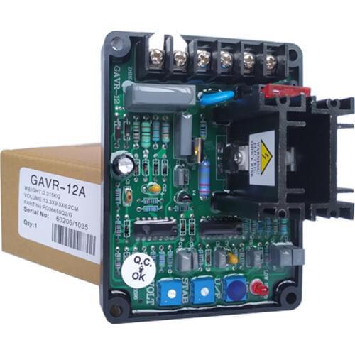 Universal brushless Generator AVR 12A Champion Generator Parts ac Electrical Controlled Automatic Voltage Regulator GAVR-12a