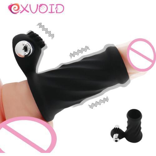 EXVOID Penis Vibrator Ring Cock Vibrating Ring Clitoris Stimulate Penis Extender Enlarger Sex Toys For Couples Vagina Stimulate
