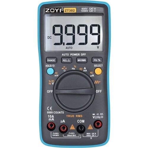ZOYI ZT-302 TRUE RMS DIGITAL MEASURE TOOL