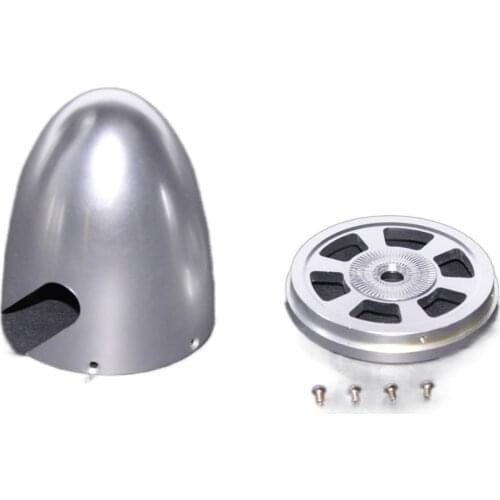 1PC 2.25 inch /57mm 100% CNC Aluminum 2blades Spinner For Zero Fighter RC Airplane