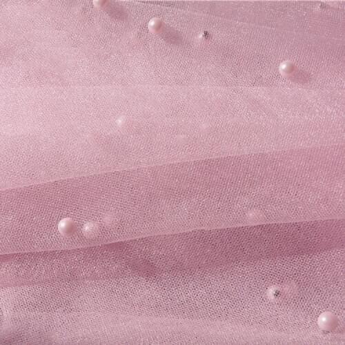 1yard 160cm wide clors beaded pearl bud silk yarn, diy wedding dress skirt mesh lace fabric, American mesh fabric