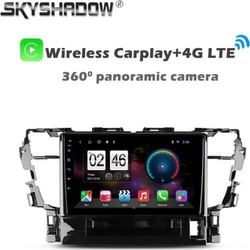 360 Panoramic Camera 6G+128G Android 10.0 Car DVD Player GPS MAP WIFI Bluetooth 5.0 RDS Radio For Toyota Alphard H30 2015 - 2020