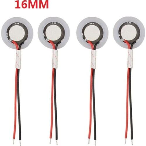 4piece 16mm 1.7MHz Ultrasonic Mist Maker Fogger Ceramics Discs with Wire & Sealing Ring