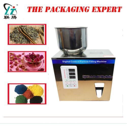 50g Scale Herb Seed Salt Rice Milk Podwer Weighting Filling Racking Machine Tea Leaf Packing Capsule Food Flower Filler Doser