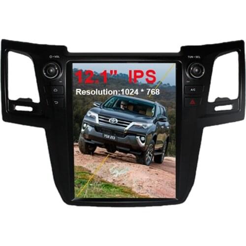 Tesla Style Vertical Screen Android Car GPS Nagavition For TOYOTA Fortuner/HILUX Revo 2005-2014 AUTO/Manual A/C Auto Radio