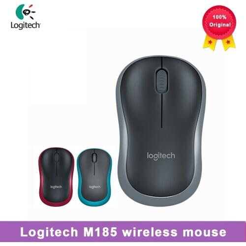 Logitech M185 Wireless Mouse with 1000DPI 2.4GHz Office Mouse for PC/Laptop Windows Mac Mouse USB Nano Receiver Wireless Mouse