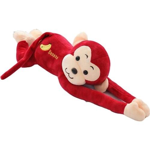 BOLAFYNIA Large plush monkey monkey color plush stuffed toys Valentines Day gift children Christmas gift