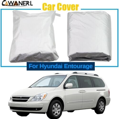 Full Car Cover For Hyundai Entourage 2006-2014 Outdoor Indoor Anti-UV Sun Rain Snow Dust Resistant Windproof MPV Cover