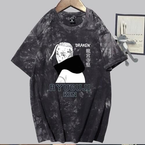 Men Women T-shirt Tops Tokyo Revengers Tshirt Manga Mikey Tee Shirt Clothes