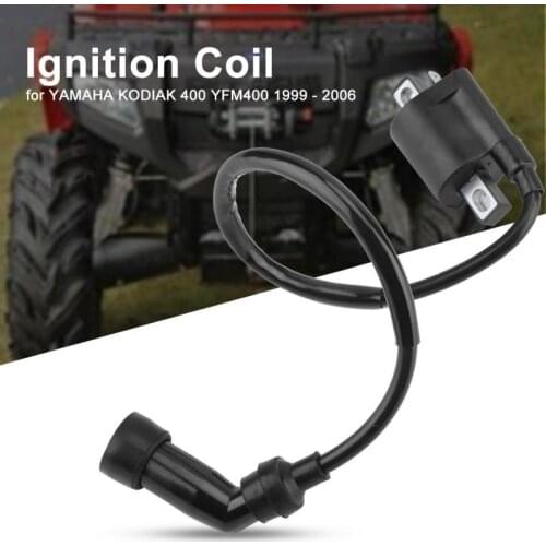 Ignition Coil Fit for YAMAHA KODIAK 400 YFM400 1999 2000 2001 2002 2003 2004 2005 2006 Motor Ignition Accessory