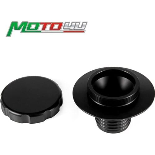 Motorcycle Fuel Tank Gas Cap Black Gloss Monza Style Separate For BMW R45 R65 R80 R90 90S 100R R100