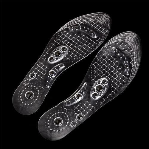 1Pair 27cm Pad Magnetic Acupoint Magnetotherapy Pad Shoes Soles Accessories Inserts Massage Insoles Breathable Shoes