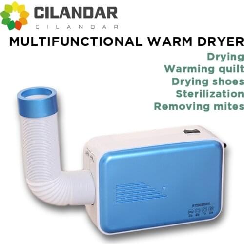 Multifunctional Clothes Dryer 800W In Addition To Mites Household Portable Dryer Warm Blanket Drying Shoes Pet Hair Dryer
