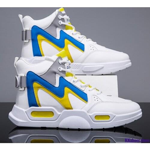 Men Casual Shoes Light New High-top Platform Sneakers Fashion Shoes Trend Zapatillas Hombre Autumn Men Shoes Light