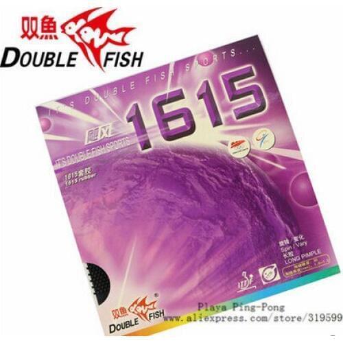 Double Fish 1615 long pips-out table tennis pingpong top sheet rubber without / with sponge
