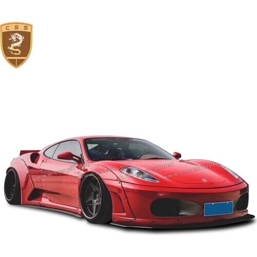 Newest F430 Body Kit for Front Rear Diffuser Lip Side Skirt Rear Spoilers Wing for Ferrari-F430 Refit LB Wide-body kit Car Parts