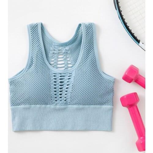 Pure color Sports bra elastic tape Bras for women yoga bra bra without bones