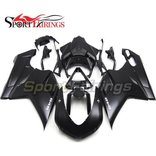 Complete Motorcycle Injection ABS Fairing Kits For DUCATI 1198 1098 848 Year 2007 2008 2009 2010 2011 2012 Matte Black Bodyworks