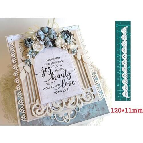 Hollow Circle Lace Mountain Metal Cutting Dies For Stamps Scrapbooking Stencils DIY Paper Album Cards Decor Embossing 2020 New