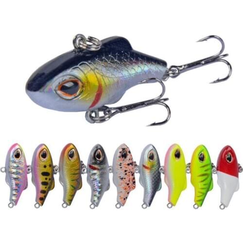 Lure Bait Sequins Small Tilapia Bait Super Long-distance Cast Fresh Water Sinking Fishing Lure Hard Artificial VIBVibration Bait