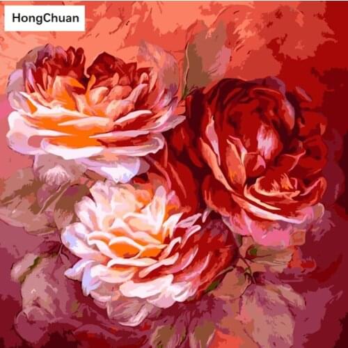 Mural Fast Delivery 5D DIY Flower Square/Round Diamond Painting Embroidery Mosaic Home Decoration Cross Stitch Gift New Year