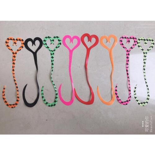 100pcs Silicone Skirts Trailers Salty Rubber jig DIY Madai fishing lure Snapper spinnerbait buzzbait dorade jibioneras pesca mer