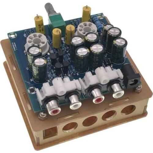 6J1 Valve Tube Preamp Amplifier Audio Board Amplificador Pre-Amp Bile Buffer DIY