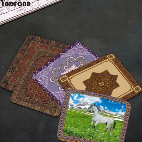 YNDFCNB Non Slip PC Persian Mini Woven Rug Laptop Gaming Mice Mousepad Top Selling Wholesale Gaming Pad mouse
