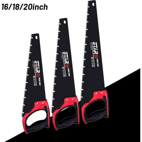 1 Pc Hand Saw Steel Universal 16''/18''/20'' Timber Wood UPVC Cutting For Woodworking Yard Garden Supplies Tools Accessories