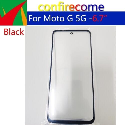 10Pcs\Lot Replacement For Motorola Moto G 5G Touch Screen LCD Front Outer Glass Panel Lens