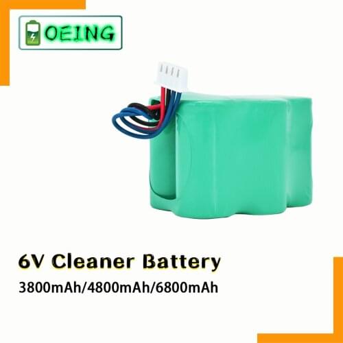 100% High Quality 6800mAh 6V Cleaner Battery for Ecovacs deebot TBD 71 deebot 710 720 730 760 Ecovacs CEN530 CEN630 CEN680